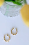 Bamboo Gold Hoops